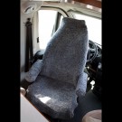 GoCamp  Setetrekk Fåreskinn Curly.  Grå. Fiat Ducato. thumbnail
