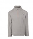 Trespass Meadows Kids' Fleece Genser - PALE GREY thumbnail