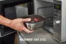 Black+Blum Steel box B+B Large 1200 ml Grå/rød thumbnail
