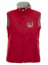 NBCC Øvre Romerike Basic Softshell Vest Ladies Rød thumbnail