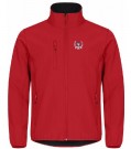 NBCC Øvre Romerike Classic Softshell Jacket (H) Rød thumbnail