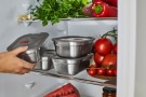 Black+Blum Steel Bowl B+B Small 650 ml Grå/röd thumbnail