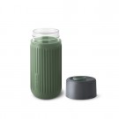 Black+Blum Travel cup Glass B+B Granit/Oliv thumbnail