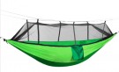 BRIV Hengekøye i parachute-stil med myggnett, 260x140 cm, lysgrønn thumbnail