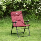 Trespass PADDY Sammenleggbar og polstret campingstol - Maroon thumbnail