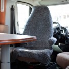 GoCamp  Setetrekk Fåreskinn Curly.  Grå. Fiat Ducato. thumbnail