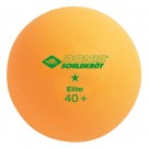 Donic Schildkröt Elite 1★ Bordtennisballer – 3 stk Poly 40+ for hobby og fritid thumbnail