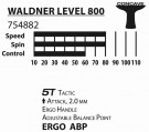 Donic Schildkröt  Waldner 800 4-star bordtennisracket thumbnail