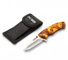 Briv Jaktfoldekniv Orange Camo 4,5
