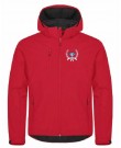 NBCC Øvre Romerike Softshell Hoody (H) Rød thumbnail