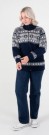 Bråtens SNØSTJERNE  jakke m/windbreaker navy/hvit thumbnail
