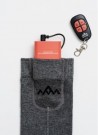 HeatX Heated Everyday Socks m/batt. V2, Grå  thumbnail