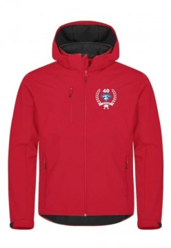 NBCC Øvre Romerike Softshell Hoody (H) Rød