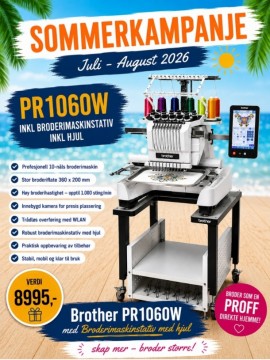 Brother PR-1060W broderimaskin
