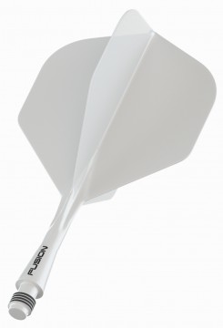 Winmau Fusion bakstykke og flight Hvit (S)