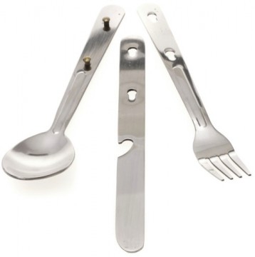 Briv Bestikksett metall - 3 deler