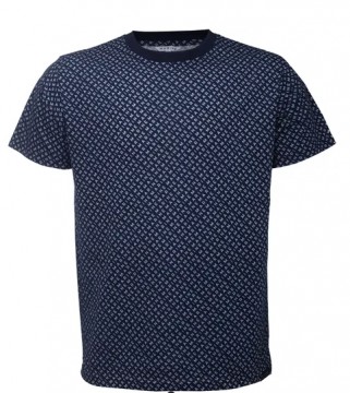 Marine T-shirt AOP BLÅ – Frisk maritim stil