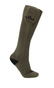 HeatX Heated Everyday Socks V2, Oliven
