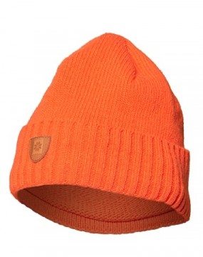 Bråtens Lykkja Beanie (oransje / blå / sort)