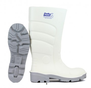 Polly Boot  GALAXY 102 S4 - PU HVIT