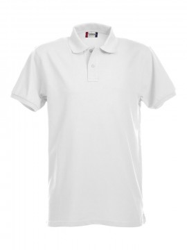Clique Stretch Premium Polo Herre - Hvit