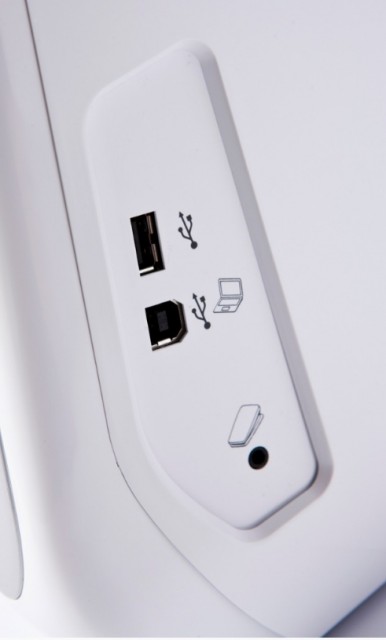 USB inngang.